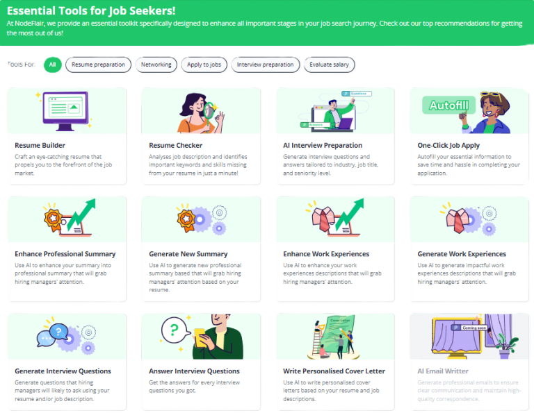 NodeFlair: Building the Essential Toolkit for Job Seekers - News ...